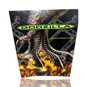 Vintage 1998 Godzilla Movie Binder TOHO Japan BANDAI Sci-Fi Horror: Deadstock